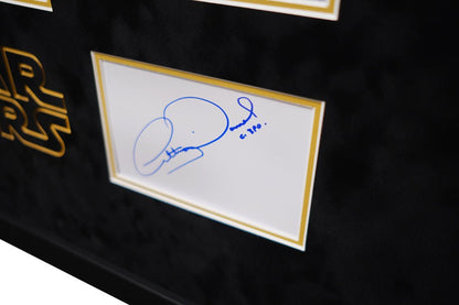 Starwars C3P0 signed white card by Anthony Daniels - Memorabilia Framers Shop