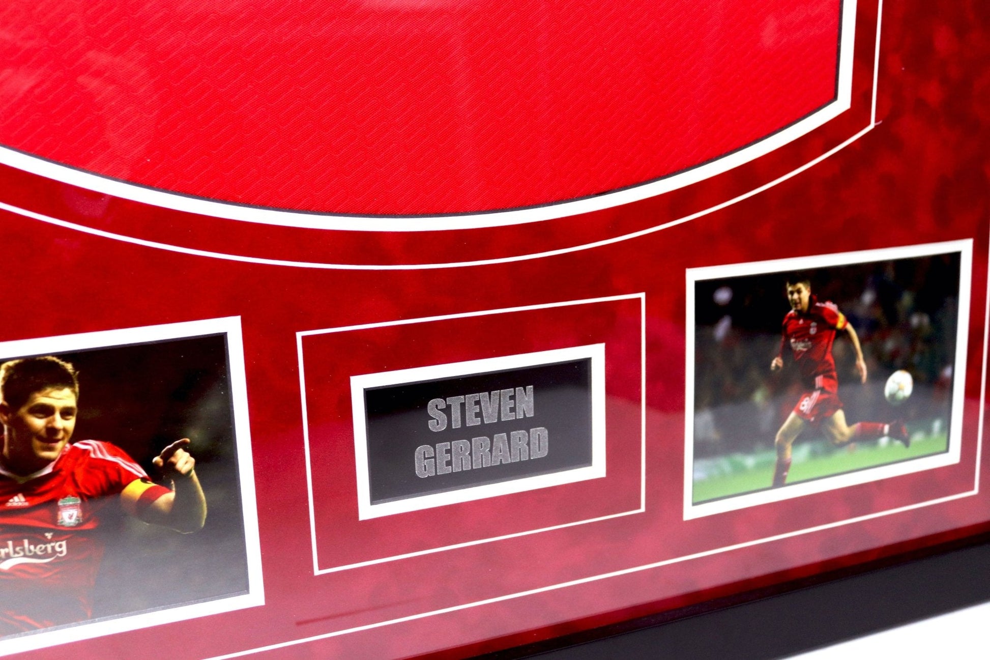 Steven Gerrard Signed Liverpool Shirt Framed Display - Memorabilia Framers Shop