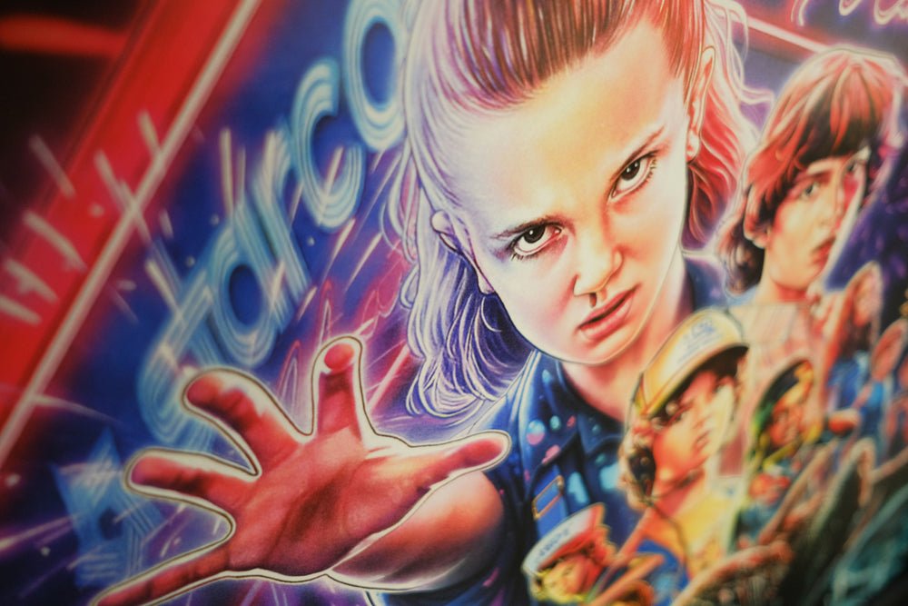 Stranger Things Framed Display Signed by Charlie Heaton - Memorabilia Framers Shop