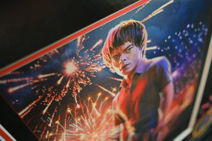 Stranger Things Framed Display Signed by Charlie Heaton - Memorabilia Framers Shop
