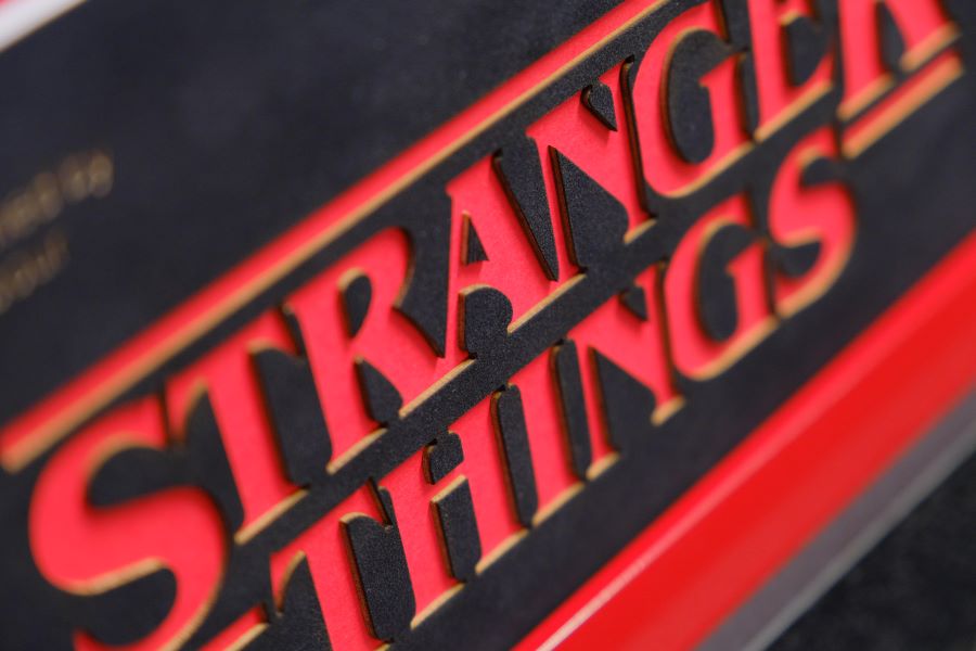 Stranger Things Framed Display Signed by David Harbour - Memorabilia Framers Shop