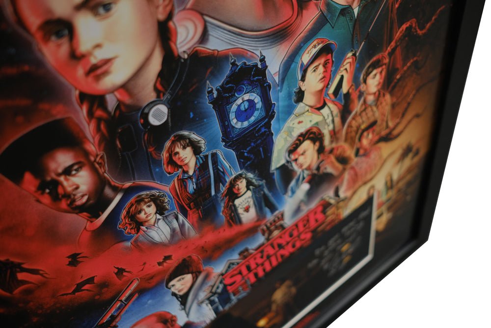 Stranger Things Framed Display Signed by Grace Van Dien - Memorabilia Framers Shop