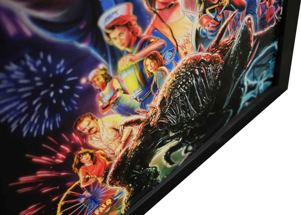 Stranger Things Framed Display Signed by Noah Schnapp - Memorabilia Framers Shop