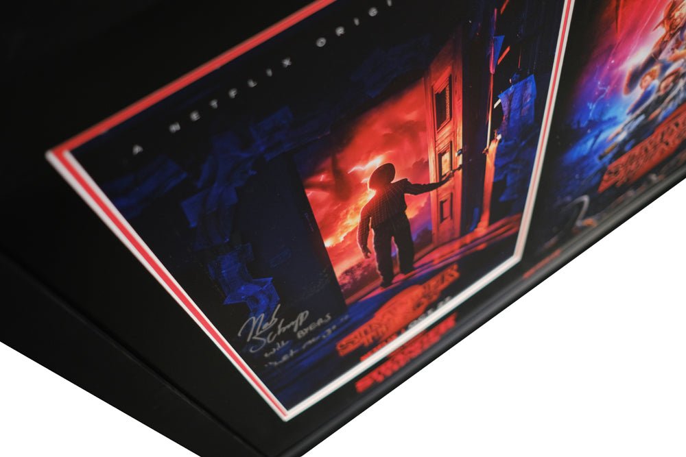 Stranger Things Framed Display Signed by Noah Schnapp - Memorabilia Framers Shop