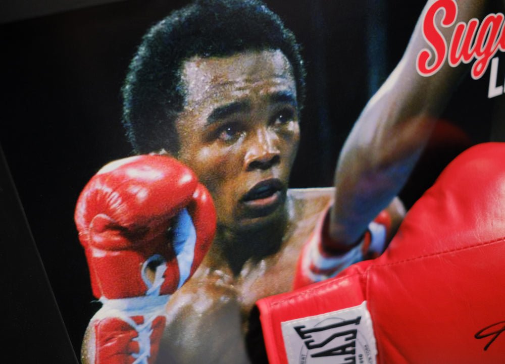 Sugar Ray Leonard Signed Glove - Memorabilia Framers Shop