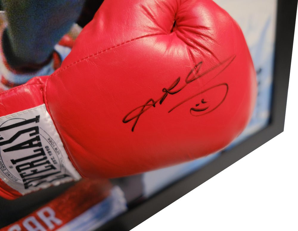 Sugar Ray Leonard Signed Glove - Memorabilia Framers Shop