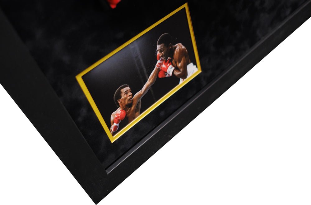 Sugar Ray Leonard VS Thomas Hearns - Memorabilia Framers Shop