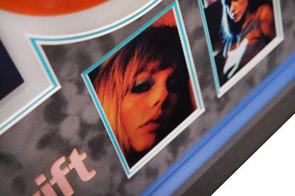 Taylor Swift Signed Blood Moon Vinyl Midnights Album Vinyl Display - Memorabilia Framers Shop