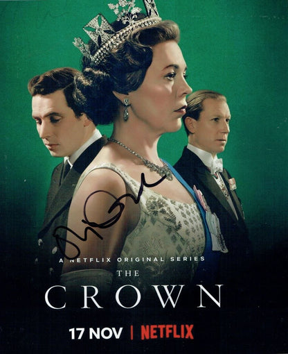 The Crown Photograph Framed Display Signed by Olivia Coleman - Memorabilia Framers Shop