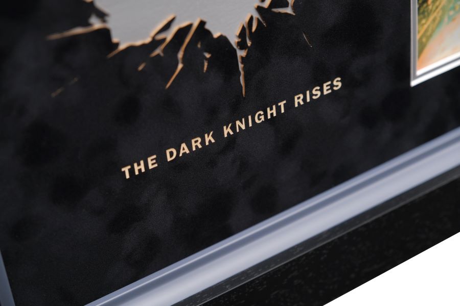 The Dark Night Rises Poster Display Signed by Cast - Memorabilia Framers Shop