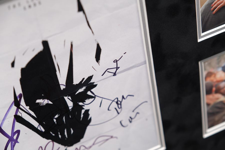 The Dark Night Rises Poster Display Signed by Cast - Memorabilia Framers Shop