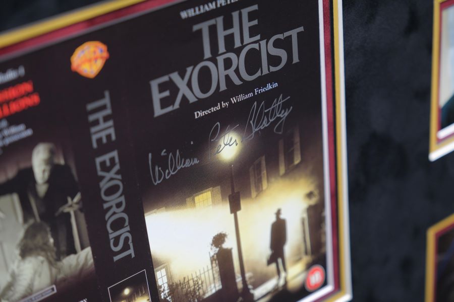 The Exorcist Signed Photograph by Blair and Blatty Framed Display - Memorabilia Framers Shop