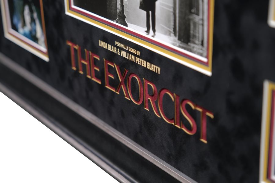 The Exorcist Signed Photograph by Blair and Blatty Framed Display - Memorabilia Framers Shop