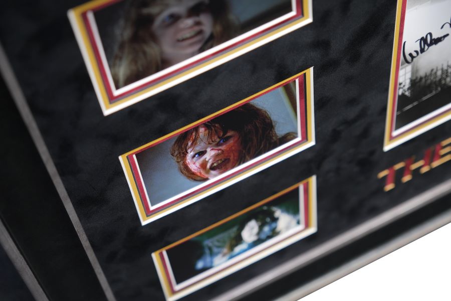 The Exorcist Signed Photograph by Blair and Blatty Framed Display - Memorabilia Framers Shop
