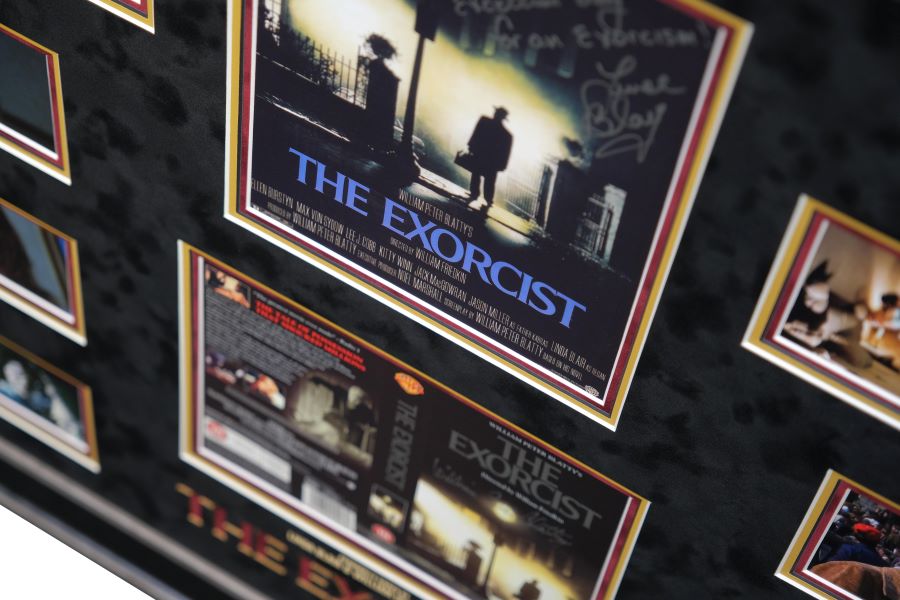 The Exorcist Signed Photograph by Blair and Blatty Framed Display - Memorabilia Framers Shop
