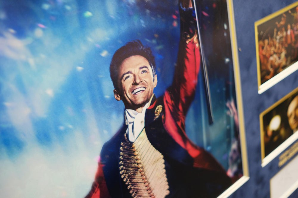 The Greatest Showman signed by Hugh Jackman - Memorabilia Framers Shop