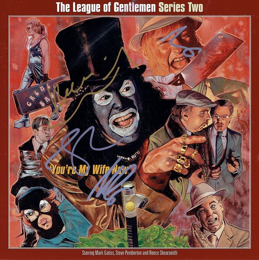 The League Of Gentlemen Multi Signed Photo - Memorabilia Framers Shop