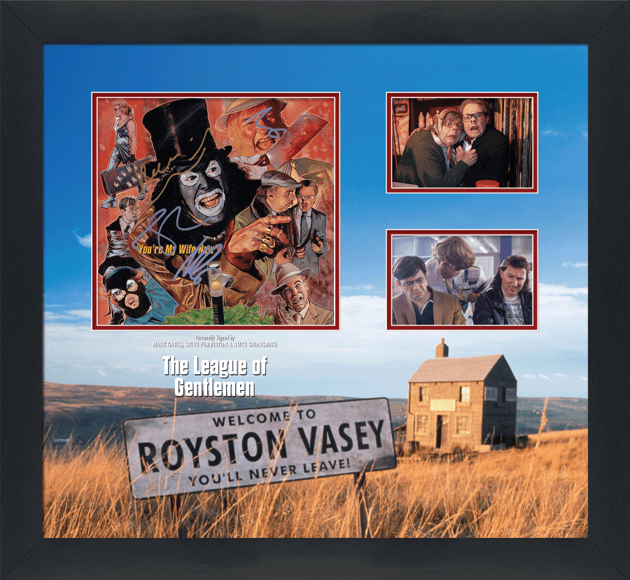 The League Of Gentlemen Multi Signed Photo - Memorabilia Framers Shop