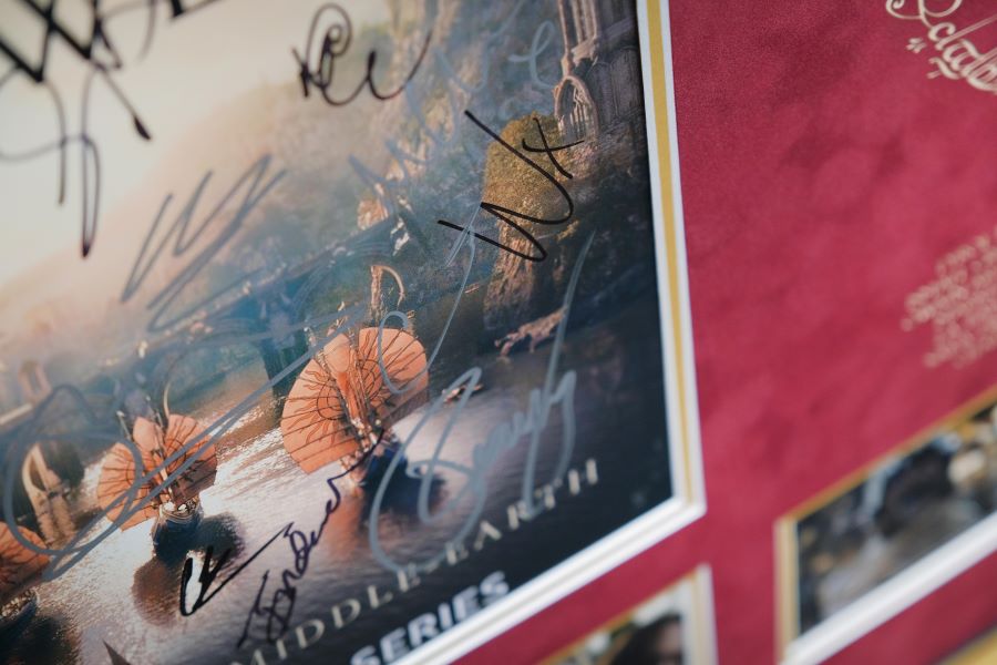 The Lord of the Rings Rings of Power Multi Signed Film Poster - Memorabilia Framers Shop