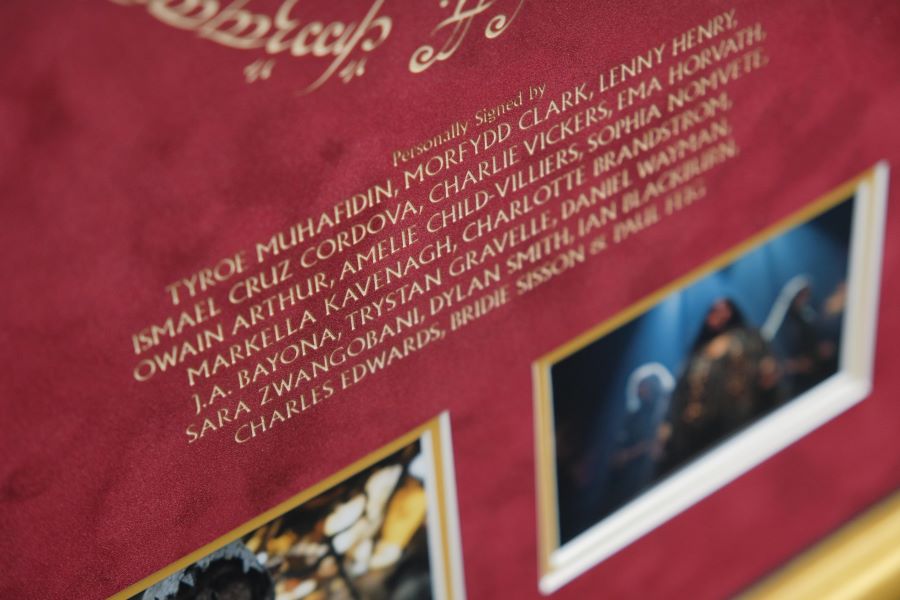 The Lord of the Rings Rings of Power Multi Signed Film Poster - Memorabilia Framers Shop