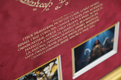 The Lord of the Rings Rings of Power Multi Signed Film Poster - Memorabilia Framers Shop