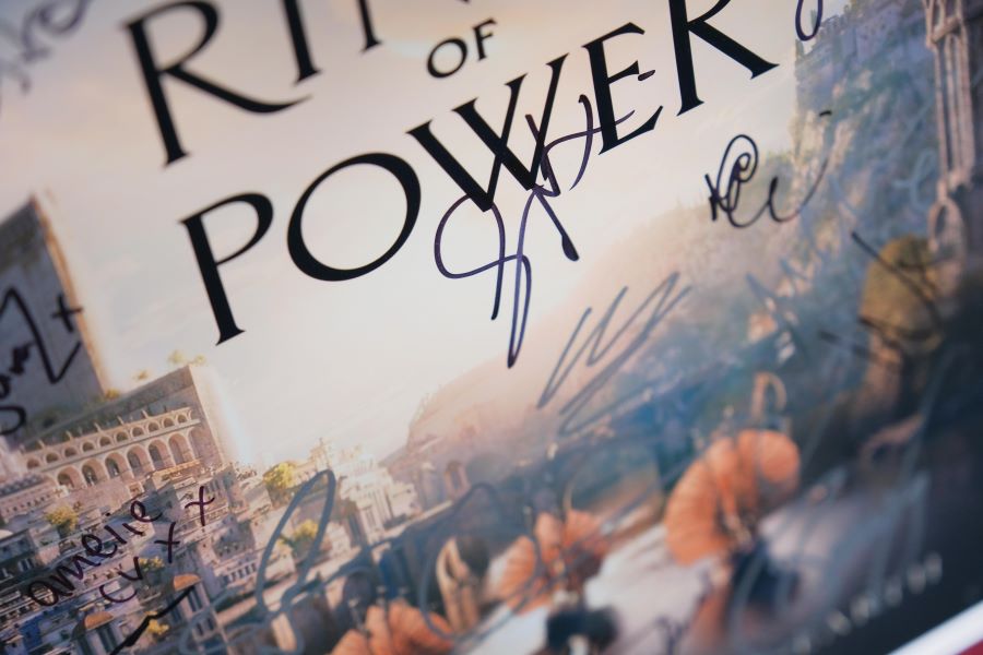 The Lord of the Rings Rings of Power Multi Signed Film Poster - Memorabilia Framers Shop