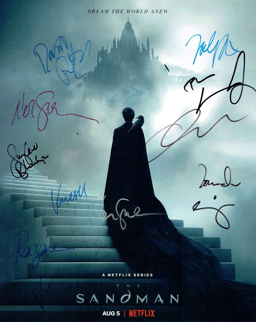 The Sandman Netflix Cast Signed 11x14 Poster - Memorabilia Framers Shop