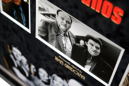 The Sopranos Display Signed by James Gandolfini - Memorabilia Framers Shop