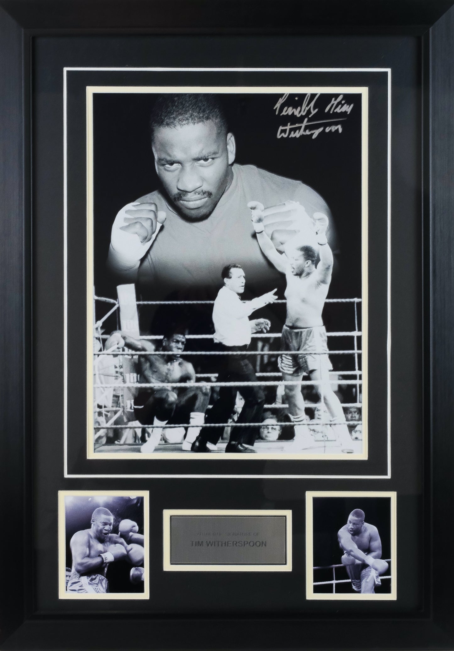 Tim Witherspoon Signed Photo Framed Display