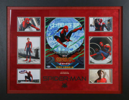 Tom Holland, Spiderman Signed 12x16 Photograph Framed Display - Memorabilia Framers Shop