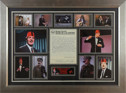 Tommy Cooper signed Letter Framed Display - Memorabilia Framers Shop