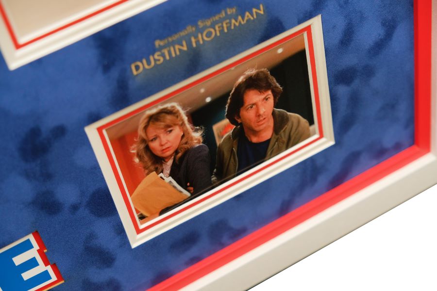 Tootsie Photograph Framed Display Signed by Dustin Hoffman - Memorabilia Framers Shop