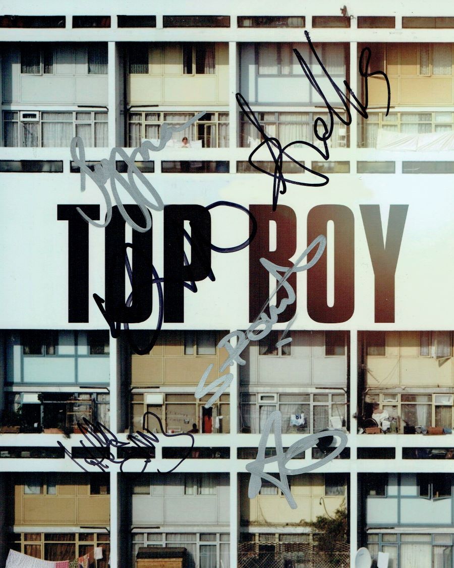 Top Boy Framed Display Multi Signed Poster Signed by Cast - Memorabilia Framers Shop