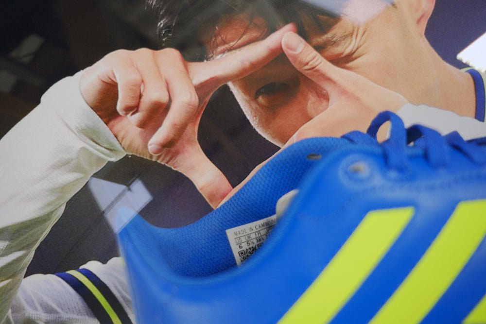 Tottenham boot signed by Son Heung-Min - Memorabilia Framers Shop