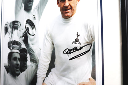 Tottenham Hotpspurs Dave Mckay signed frame display - Memorabilia Framers Shop