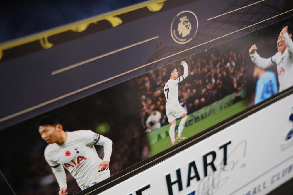 Tottenham signed roadsign by Heung Min Son - Memorabilia Framers Shop