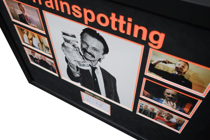 Train Spotting White card signed by Robert Carlyle - Memorabilia Framers Shop