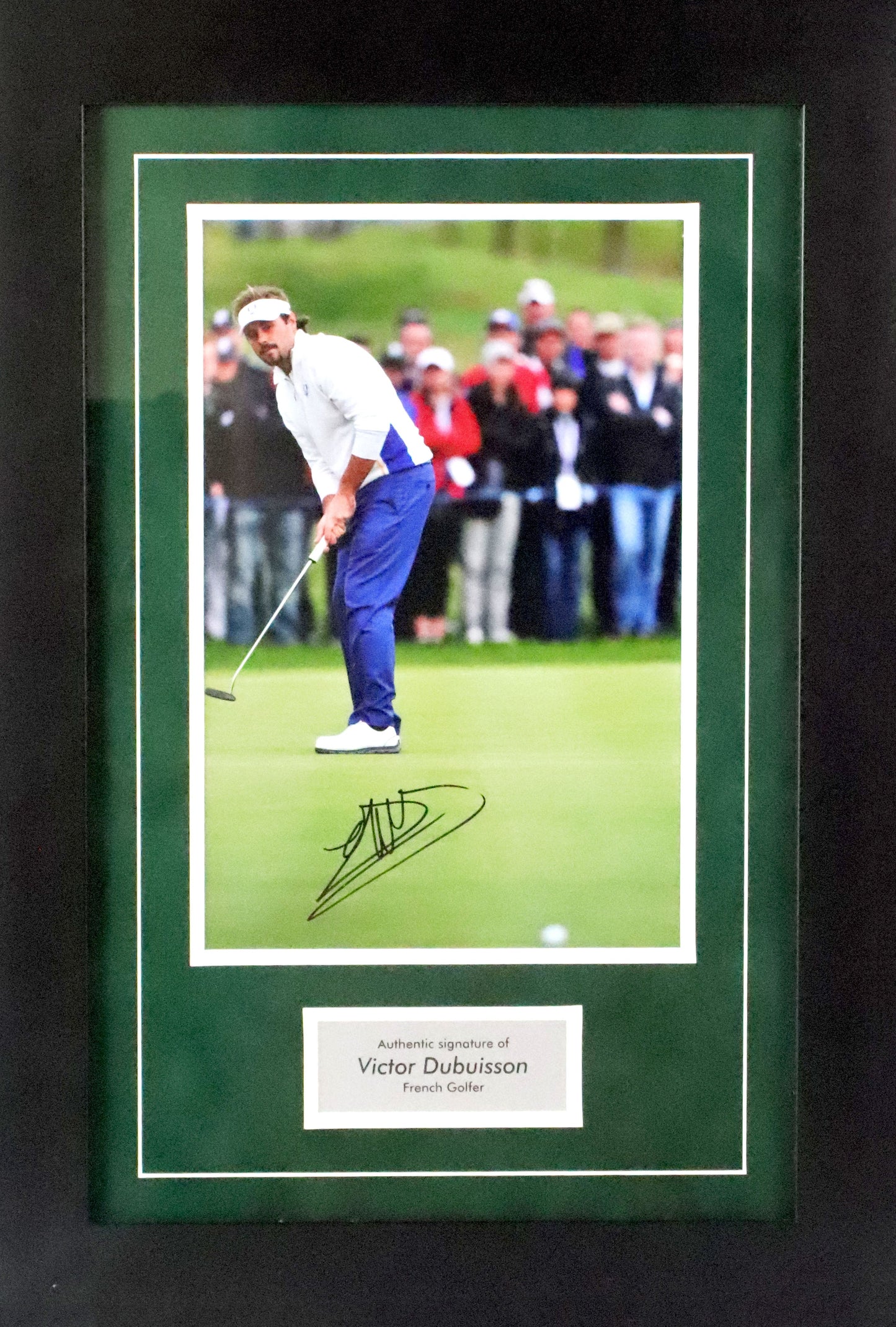Victor Dubuisson Signed Photo Framed Display