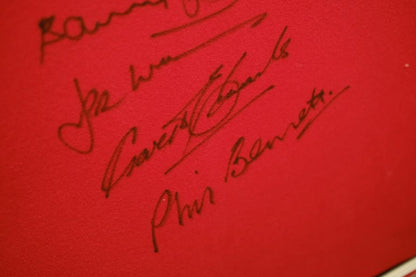 Welsh Rugby Legends Shirt Signed Barry John, Phil Bennett, JPR Williams, Gareth Edwards - Memorabilia Framers Shop