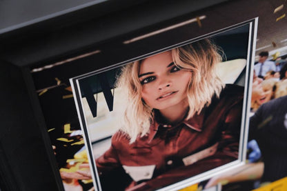 Wolf Of Wall Street Signed by Di Caprio and Margot Robbie - Memorabilia Framers Shop