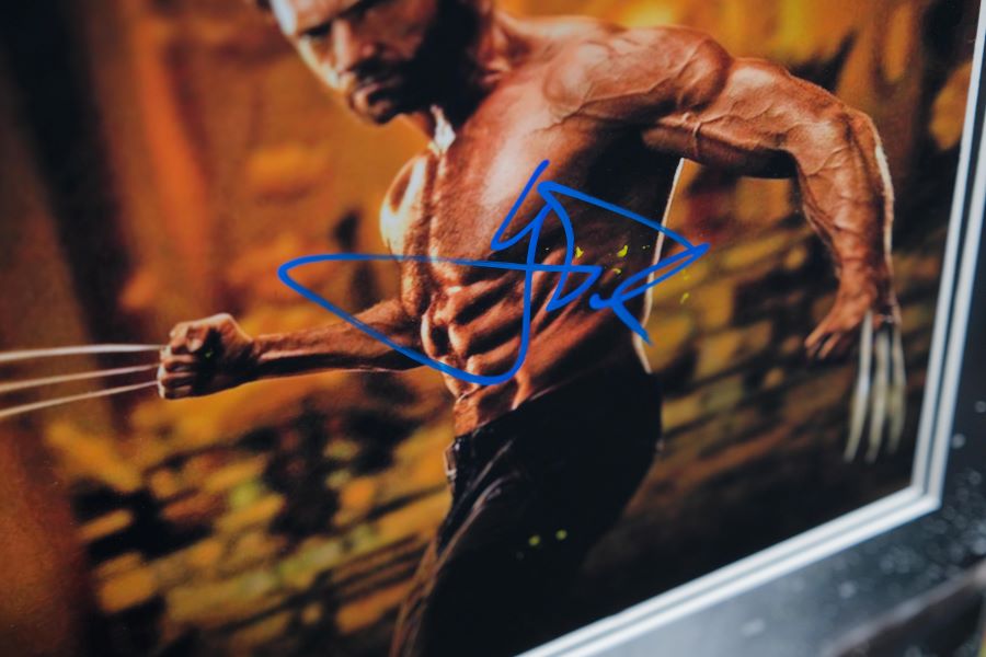 Wolverine Hugh Jackman Signed Photograph Framed Display - Memorabilia Framers Shop