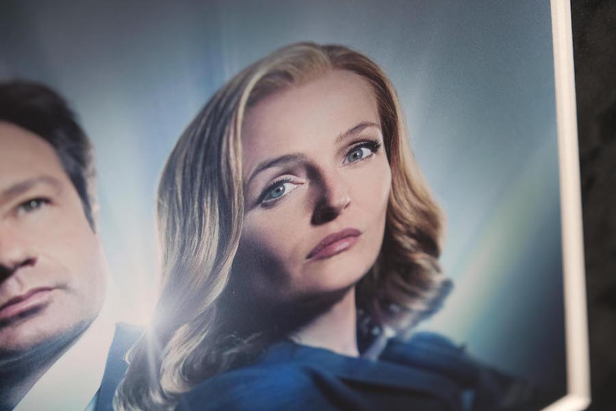 X Files Photograph Framed Display Signed by Gillian Anderson - Memorabilia Framers Shop